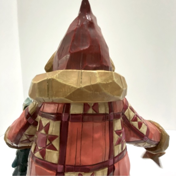 Jim Shore Dashing Through the Snow Santa Quilt Robe Winter Scene Christmas Tree - Picture 11 of 15